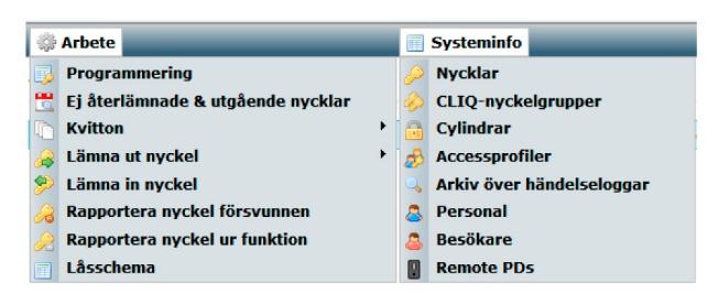 CLIQ Web Manager Anvendelse CLIQ Remote gir avansert sikkerhet og bekvem adgang til et web-basert administrasjonsprogram.