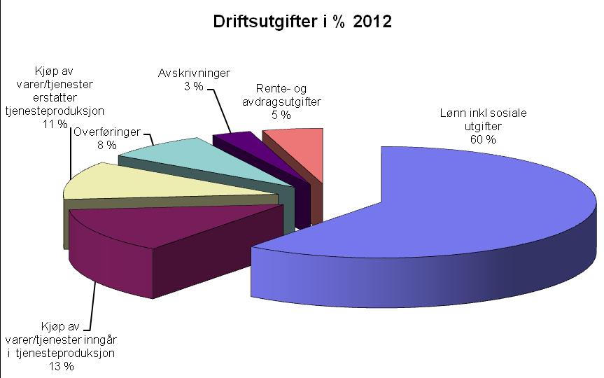 I opprinnelig driftsbudsjett for 2012 ble det beregnet et overskudd på 2,2 mil. kroner som ble forutsatt avsatt til disposisjonsfondet.