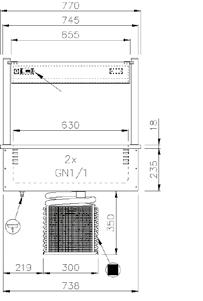 BUFFETER OG SERVERING 8 DC0054 for sentralkjøling CORONA RS drop in - med kjølt brønn TEKNISKE DATA Corona RS 2 Corona RS 3 Corona RS 4 Corona RS 5 Corona RS 6 Artikkel nummer DC0042 DC0043 DC0044