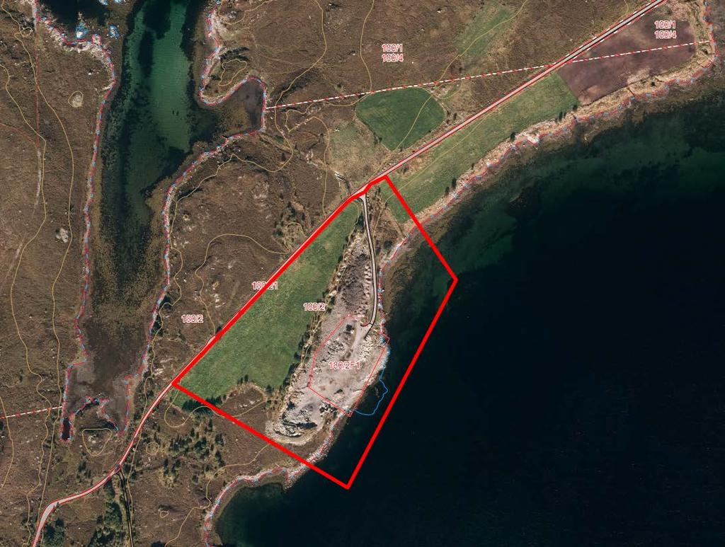 Massetaket vil bli liggande vel 3,5 km frå Skjeltene, der bru med fyllingar skal krysse Lepsøyrevet. Sjå oversiktskart i figur 4.1.