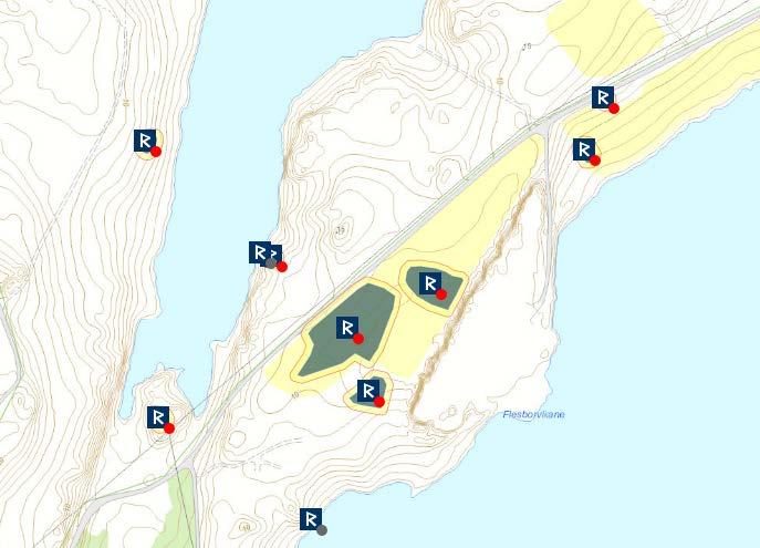 3 Grunnforhold I følgje Norges Geologiske Undersøkelse sitt berggrunnskart M=1:50.000 består berggrunnen i området av hornblenderik migmatittgneis med amfibolittlag og linser.