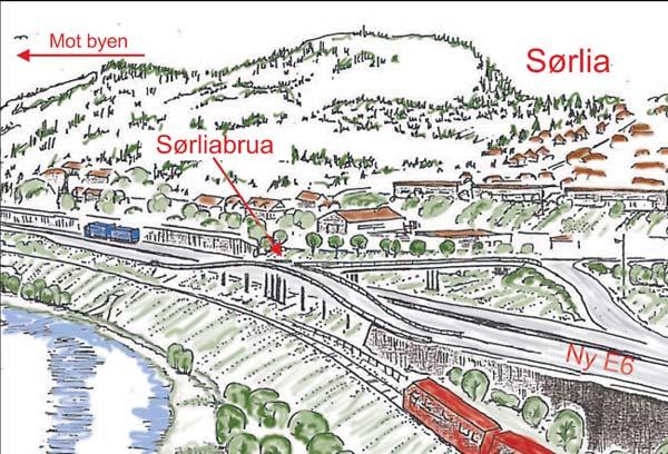 Sprengningsarbeider i Løsberga Fra Figga og sørover har det tidligere blitt sprengt ut 50 % av nødvendig fjelluttak til E6. Resten av fjellet vil bli benyttet langs ny E6 sørover mot Vist.