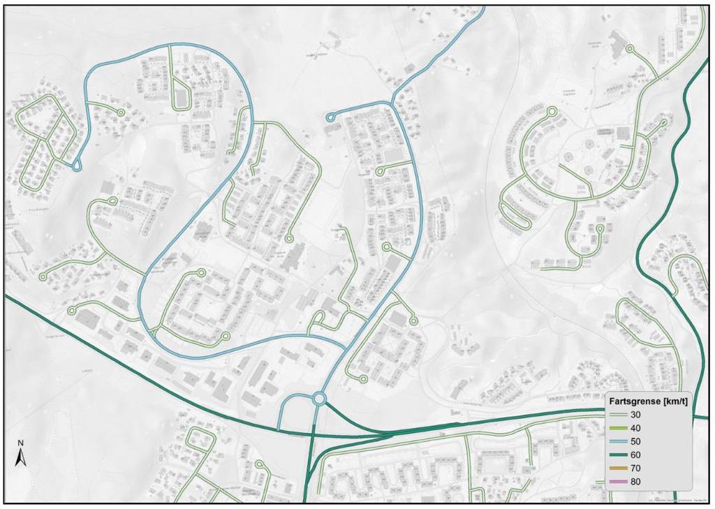 2.2 Trafikk på vegnettet Trondheim kommune arbeider med en trafikkanalyse for Heimdals-området som omfatter Flatåsen inklusive planområdet for Flatåsen Nordre.