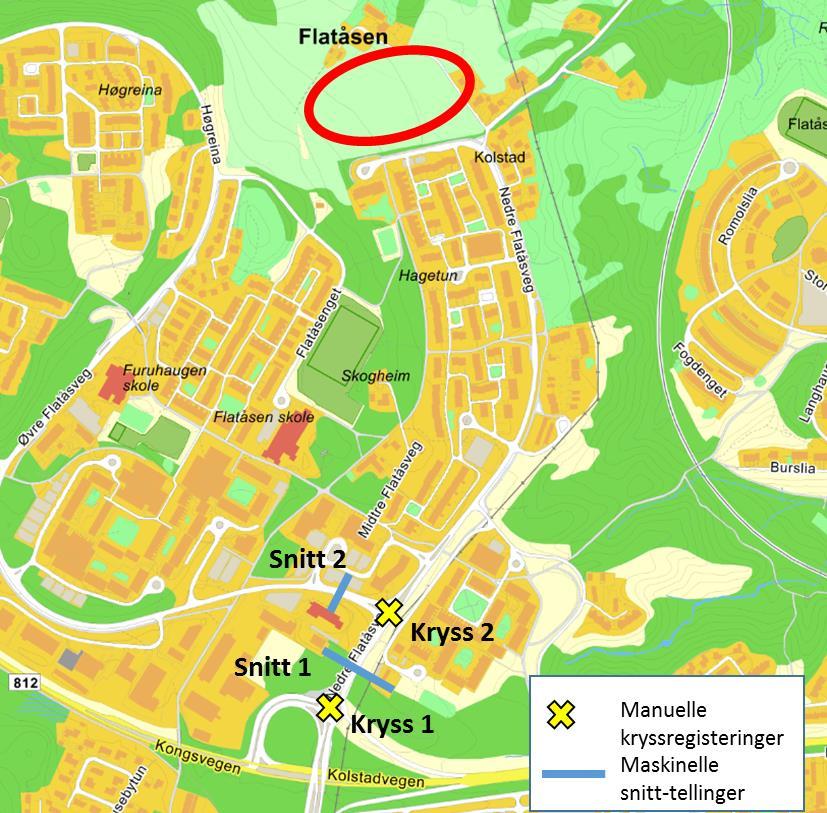 Kilde: Trafikkanalyse Heimdalsområdet -