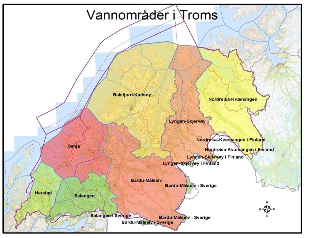 2 begrunnelsen for endringene, jf vannforskriftens 29 3. ledd 2. punktum. D er ikke anledning til å rurnere planen til vannregionen.