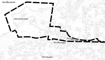 Planens avgrensning Planavgrensningen følger dagens eiendomsgrenser og omfatter eiendommene gnr.121, bnr.2, 52, 53, 54, 208, 209, 230, 273, 278, 414, 446, 567, 791 og 848.