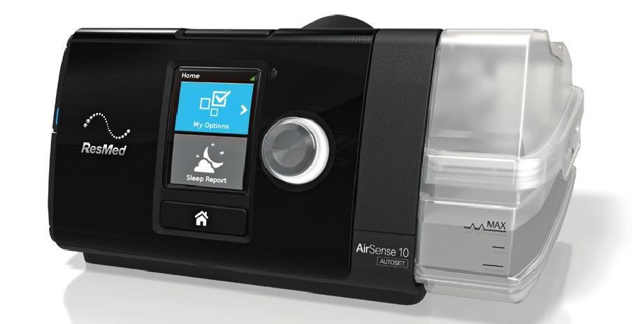 Vedlegg til: 5 AirSense 10 Apparatet går på nettspenning g har ikke internt batteri.