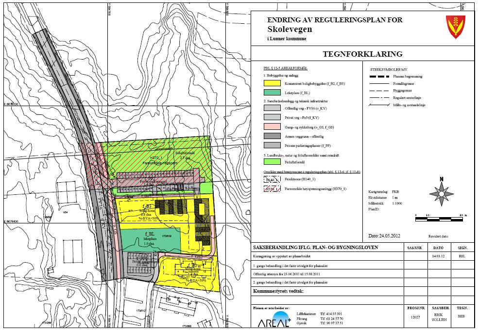 Nedenfor vises foreslått plankart. 2. VURDERING/DRØFTING: Det planlegges 12 nye omsorgsleiligheter og 8 barneboliger.