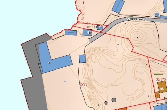 36/40 MILJØTEKNISK GRUNN- OG SEDIMENTUNDERSØKELSE Figur 20: Avmerket område hvor entreprenør tidligere hadde truffet på oljeforurensning.