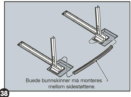 Bruk en 5x10 cm lekt som stampe verktøy. Spray subbusen med vann før du stamper. Subbus e.l. må brukes i stedet for muresand til å fylle i U- kanalene.