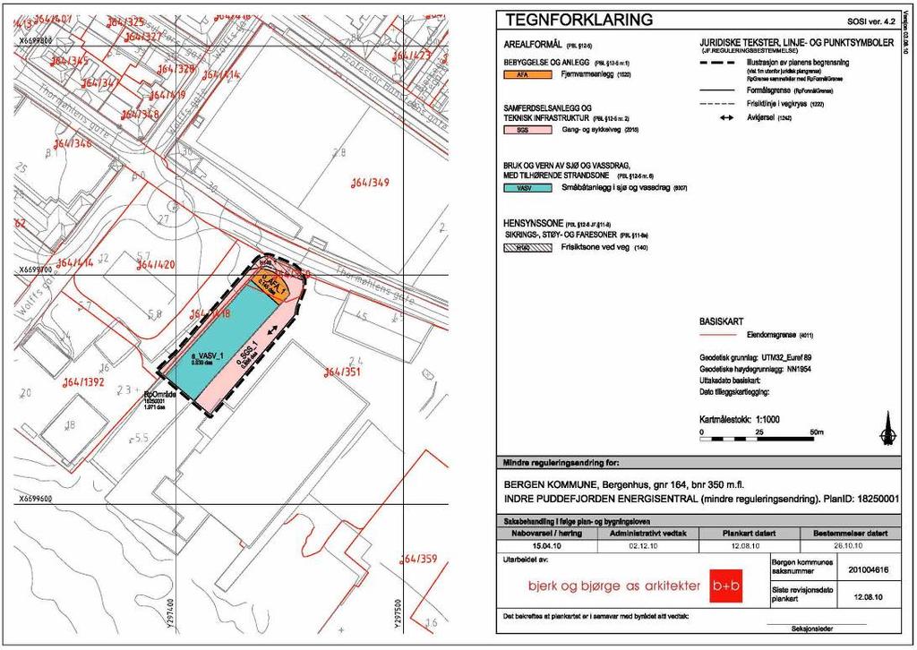 2001 Figur 4 Reguleringsplan Møhlenpris Vitalitetsenter. Møhlenpris skole er vist med rød ring. Planid.