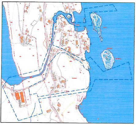 Anleggsområdet Rørgater for fisketransport, sjøvannsledning med pumpestasjon, leveringsbøye for brønnbåt Som grunnlag