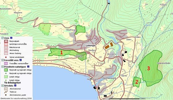 BIOLOGISK MANGFOLD OG VERNEINTERESSER Det er ingen registreringer i naturbase vedrørende prioriterte naturtyper eller verneinteresser i det aktuelle tiltaks- eller influensområdet (figur 14).