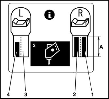 Drift Trykk på bryteren tilleggskrets (), og slå på tilleggskretsfunksjonen. Når tilleggskretsen er innkoblet, lyser eller blinker kontrollampen tilleggskrets (2).