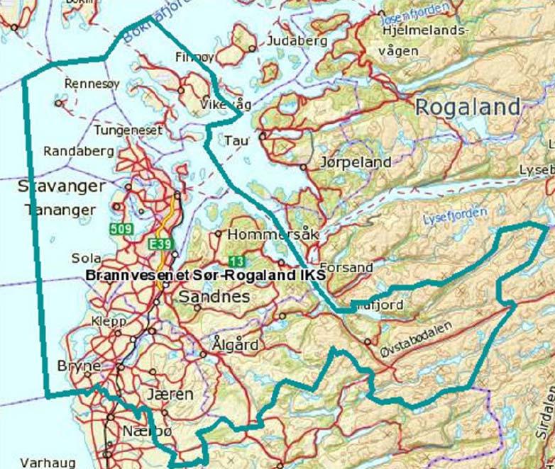 6.2. Beredskapsområdet til RBR IKS Innbyggertall