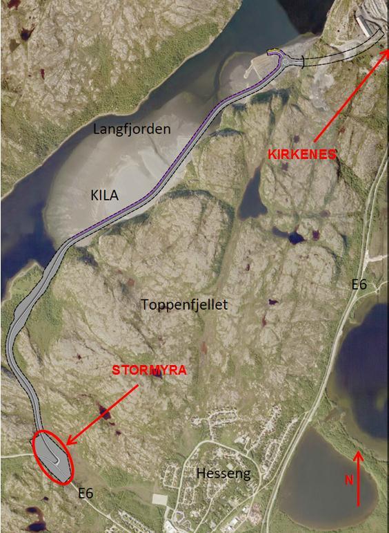 Til: Tschudi Kirkenes Fra: Norconsult v/ Jørgen Johannessen Dato/Rev: 2015-06-01 Notat RIG-02. Adkomstveg til KILA.