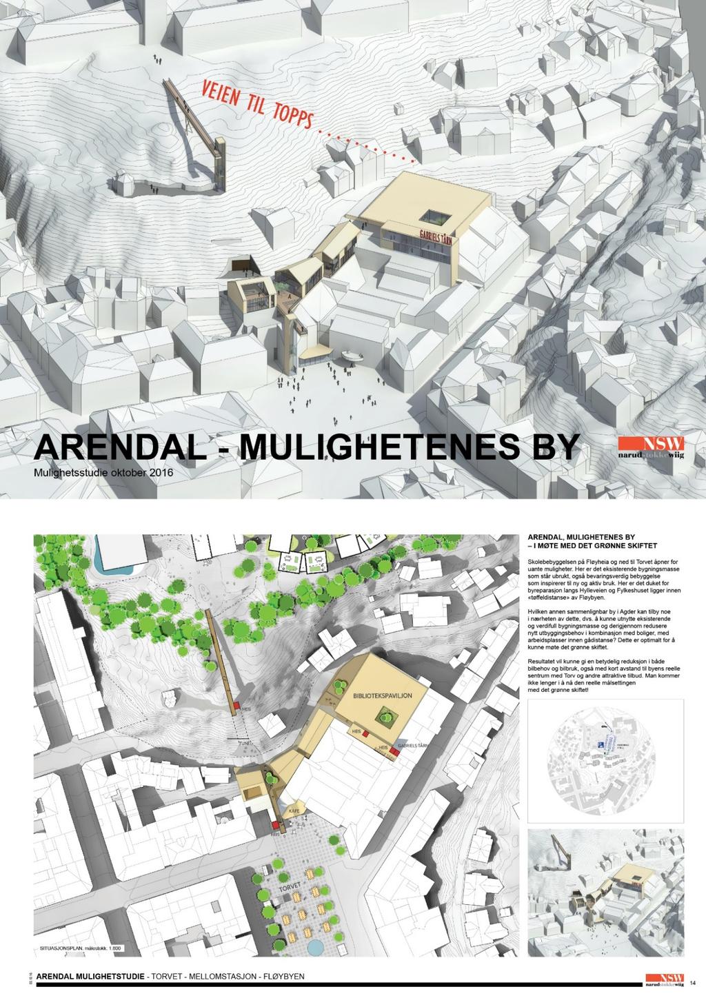 NOTAT Side 11 av 14 3D-visualisering av alternativ 2.