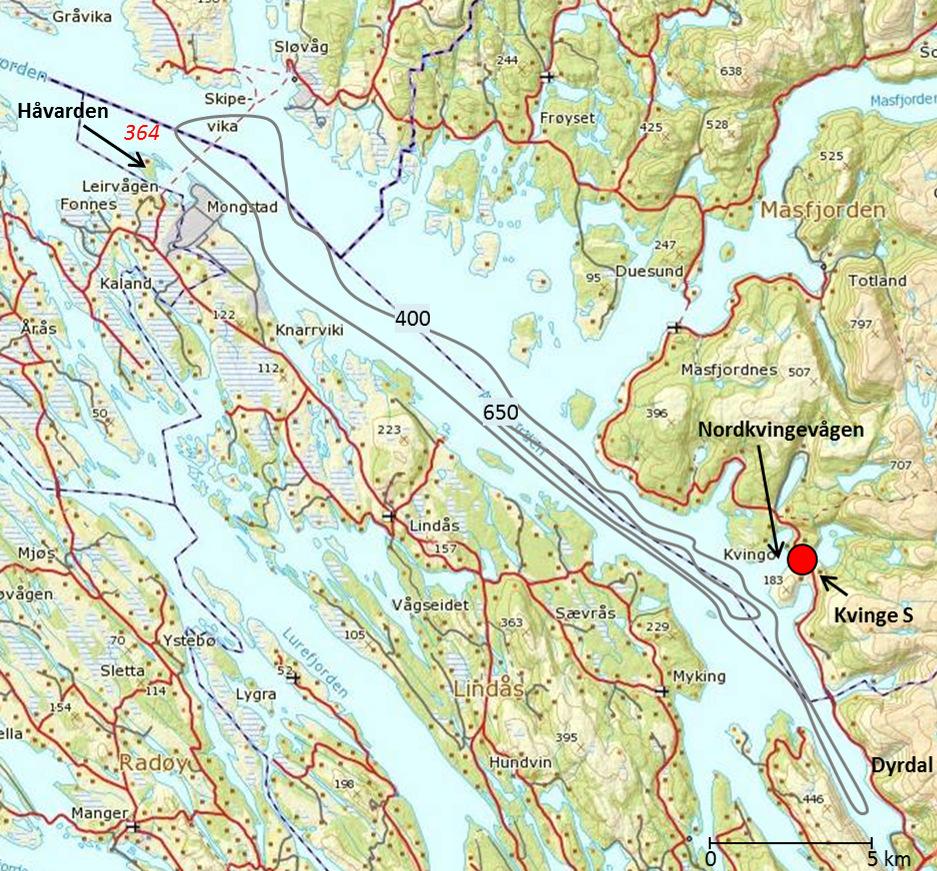 OMRÅDEBESKRIVELSE OG VERDIVURDERING Resipienten Kvingevågen. Marine Harvest Norway AS avd. Kvingo har tre utslipp til sjø i Skutevika i Nordkvingevågen.