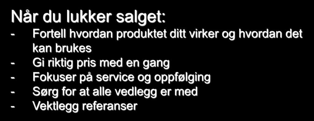 produktet ditt virker og hvordan det kan brukes - Gi riktig pris med en gang -