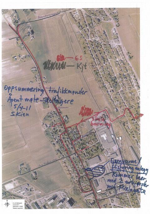 Vedlegg 3 - Trafikkmønster - fra åpent møte med beboere 5.
