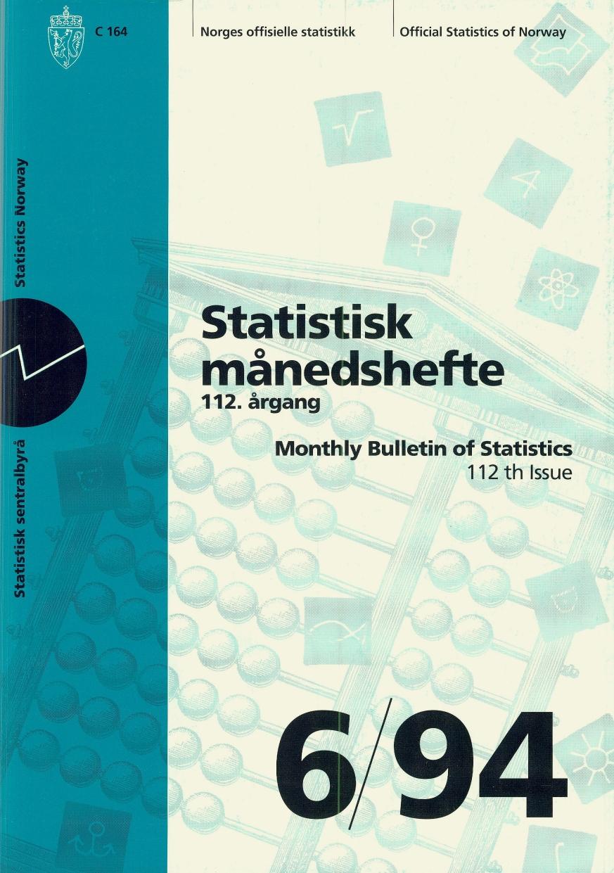 Statistisk månedshefte 112.