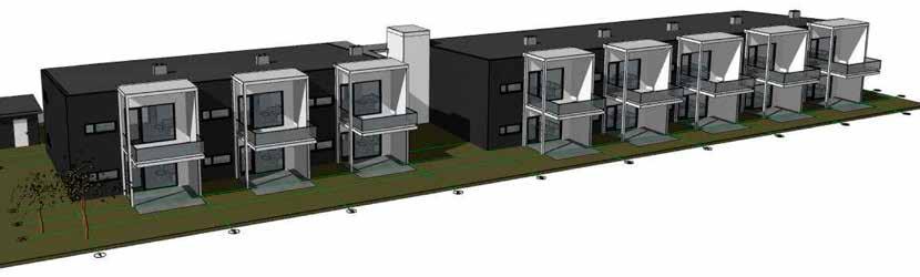 FASADETEGNINGER SITUASJONSPLAN Byggetrinn 1 og 2 FASADE MOT ØST Byggetrinn 3 Byggetrinn 3 Gjesteparkering FASADE MOT SØR B P B B P B Lek 6 leiligheter 10