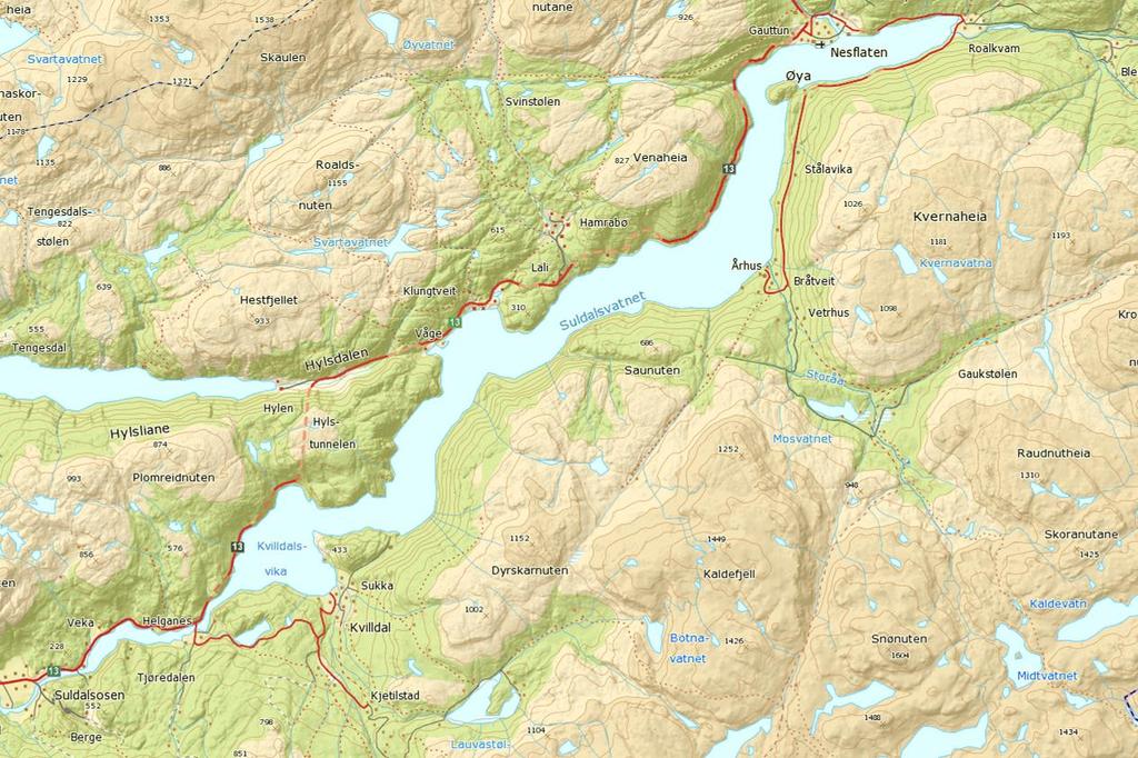 Delingspunkt mot Odda Delingspunkt i 22 kv nettet mellom Røldal og Odda Energi (22 kv nettet under Odda