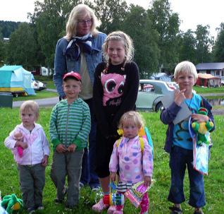 De yngste... Barn til våre medlemmer deltok også på treffet lørdag 1.