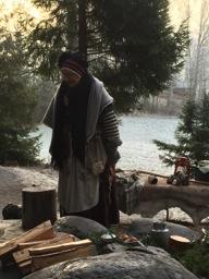 I kirken Vi var godt forbered etter å ha lekt juleevangeliet i barnehagen flere ganger.