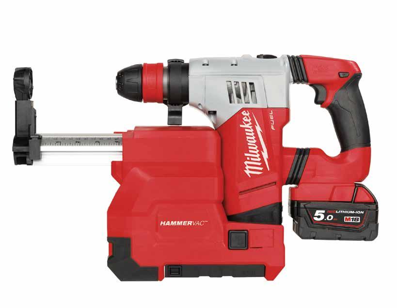 FLOTTE PREMIER! Delta i vår konkurranse på TOOLS.no SJEKK PRISEN! 5999,- Milwaukee kombihammer M18 CHPXDE-502C M18 Heavy Duty FUEL SDS-plus kombihammer med dedikert støvavsug.