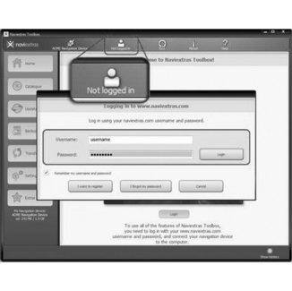 به روزرسانی سیستم )4/1( حافظ ه USB را ب رای انج ام عملیات زی ر به يك کامپیوتر متصل به اینترنت وصل کنید: نصب نرمافزار Naviextras Toolbox را با چند کلیک روی کامپیوتر خود نص ب کنید.