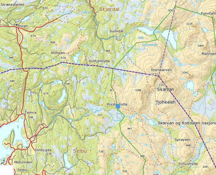 Saksopplysninger Nord-Trøndelag Turistforening (NTT) søker om utvidelse av Prestøyhytta og riving og gjenoppbygging av anneks/sikringsbu. Det vises til vedlagt søknad av 27.04.2017 med tegninger.