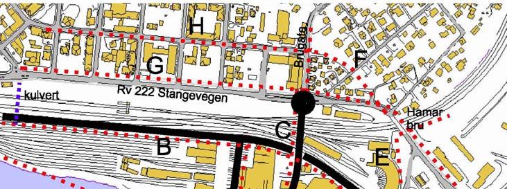 5.2 Gangvegruter Framtidig og eksisterende gang- og sykkelvegruter er vist på skissa under.