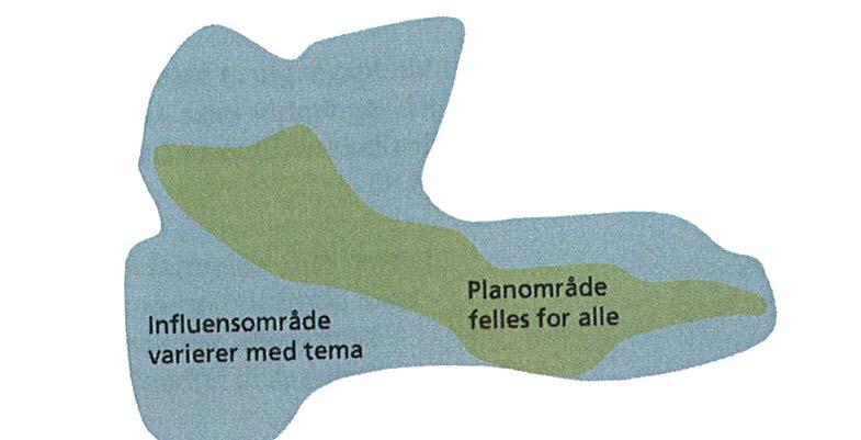 2.2 Influensområde I konsekvensutredningen skal det for hvert utredningstema defineres et influensområde, det vil si området som blir influert vegutbyggingen.