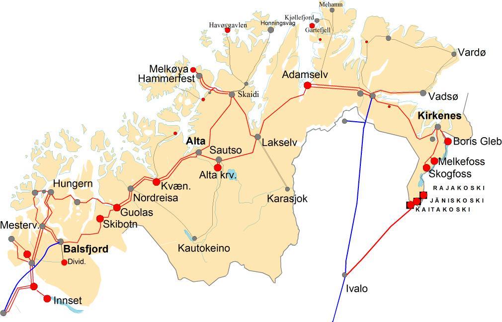 Juni 2010 Melding 420 kv-ledning Skaidi-Varangerbotn 1. Innledning 1.1. Bakgrunn Hovedbegrunnelsen for ledningen er å bedre forsyningssikkerheten i Finnmark.