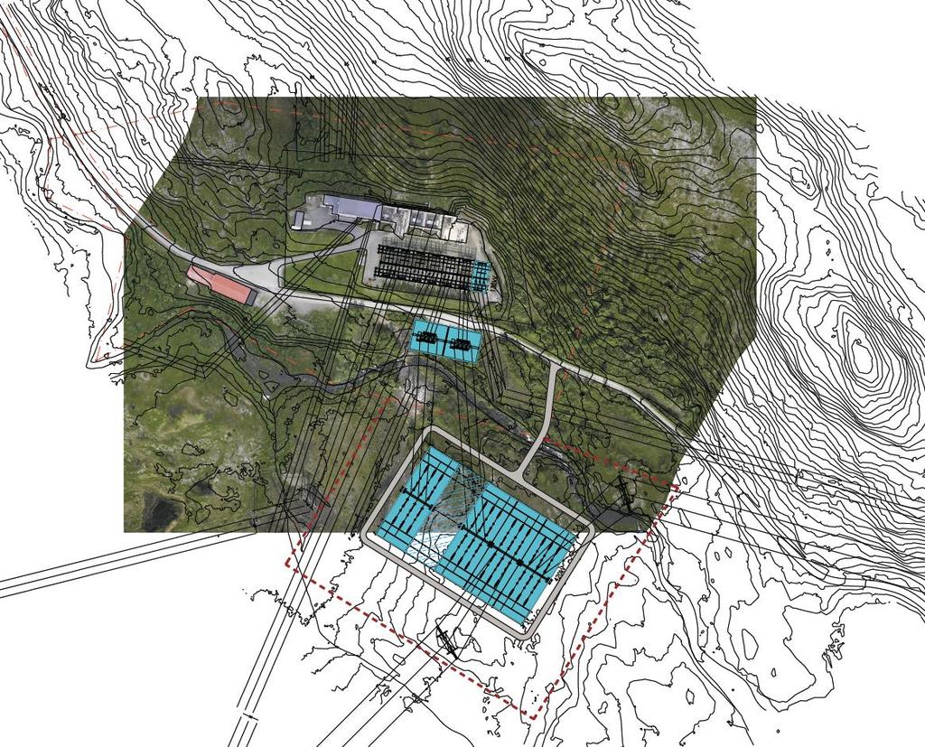 Juni 2010 Melding 420 kv-ledning Skaidi-Varangerbotn Figur 9: Lakselv transformatorstasjon. Ny stasjon er planlagt i nær tilknytning til dagens stasjon.