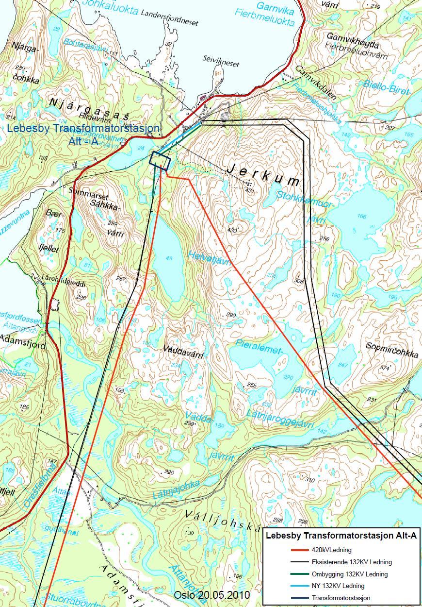 Juni 2010 Melding 420 kv-ledning Skaidi-Varangerbotn 4.3.