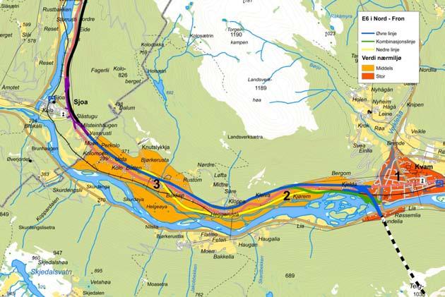 Delområde 3; Hagastugu Sel grense Fra Hagastugu og nord mot kommunegrensa vier dalrommet seg ut, og Koloberget blir den mest fremtredende toppen med sine 826moh.