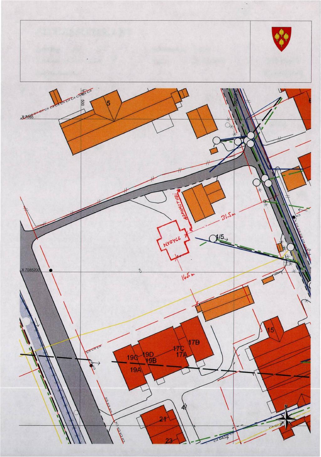 SITUASJONSKART Gnr/Bnr: 4/ S Adresse: ef,r, nft47 Saksbehandler: CI Målestokk: 1:500 Dato: 20.05.