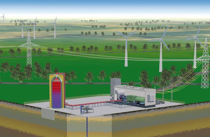 Trykkluft som alternativ til det norske «batteriet» Pumpe opp trykk i den tomme gruva ved kraftoverskot. Produsere kraft med luftturbin ved underskot.