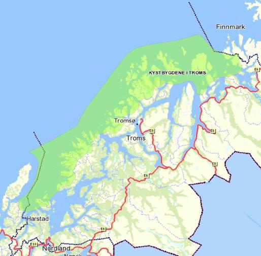 Miljøtema: Kulturlandskap Aktivitetsområde: Regionalt prioriterte kulturlandskap Tiltak 1: Slått av lokalt verdifulle kulturlandskap 1a Jordbruksdrift på ytre kyst av Troms (bygdenært)