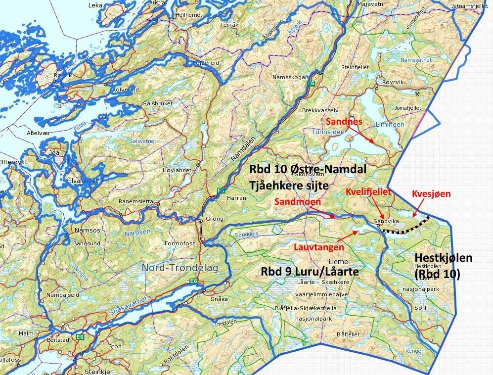 3. TILTAKSBESKRIVELSE Lierne kommune ønsker fremtidig fritidsbebyggelse i form av spredt bebyggelse og som bebyggelse i regulerte områder (Figur 2 og Figur 8).