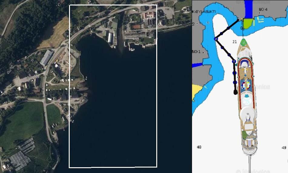 Nordplan side 10 Planprogam for detaljreguleringsplan for SeaWalk i Ulvikapollen Alternativ 2: Pallefabrikken Pallefabrikken blir vurdert som aktuelt alternativ med bakgrunn i nærleik til Brakanes