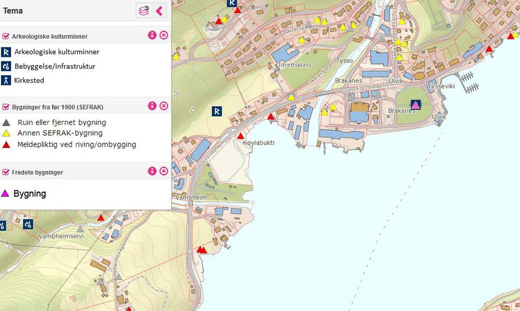 Nordplan side 14 Planprogam for detaljreguleringsplan for SeaWalk i Ulvikapollen I Ulvikapollen er det i dag ingen låssetjingsplassar, men nokre fritidsbåtar ligg i mindre småbåtanlegg innanfor