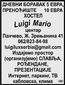 000. Премиер, 352-489, 063/800-44-30. (184733) СОДАРА, 38 м 2, једнособан, ЦГ, клима, КТВ, интерфон, два лифта, одличан, без улагања, одмах усељив, власник. 060/555-25-42.