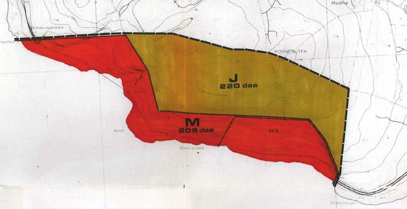 Denne planen regulerer et betydelig område til Spesialområde for Forsvarets bygninger og anlegg (208 daa byggeområder) og et jordbruksområde som i nord strekker seg opp mot Rennesøyhornet.