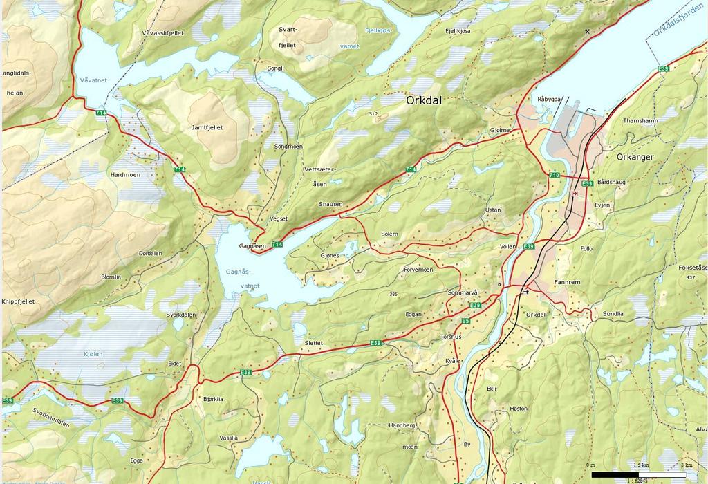 Dagens vannforsyning Våvatnet