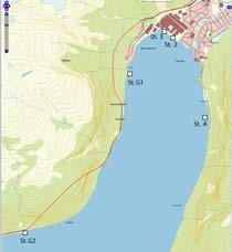 2.2 Blåskjell Det ble samlet inn blåskjell den 19. oktober 2010 fra 5 stasjoner, nemlig stasjon A, stasjon 2, stasjon 3, stasjon G1 og stasjon G2.