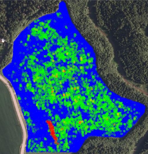 målt mot referansedatasettet