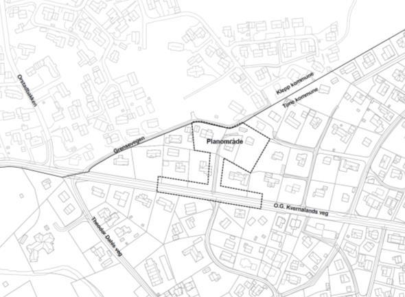 Under planarbeidet kan området bli mer avgrenset. Formålet med reguleringen er å oppnå høyere utnyttelse til boligformål.